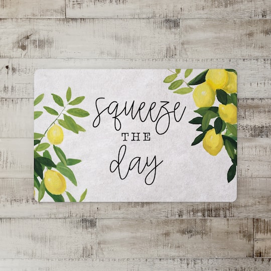 Squeeze The Day 27" x 18" Floor Mat